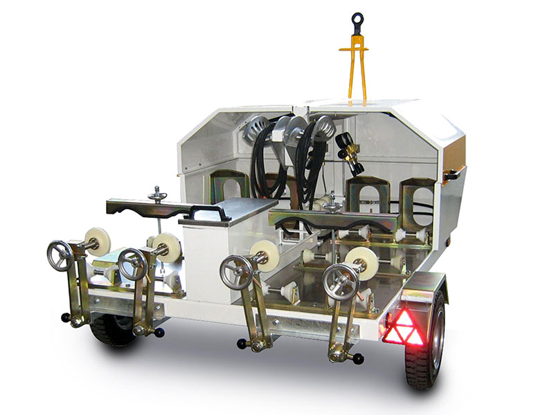 aircraft tire servicing tools: Nitrogen service cart NSC-4 Bild: Stickstoffwagen NSC-4